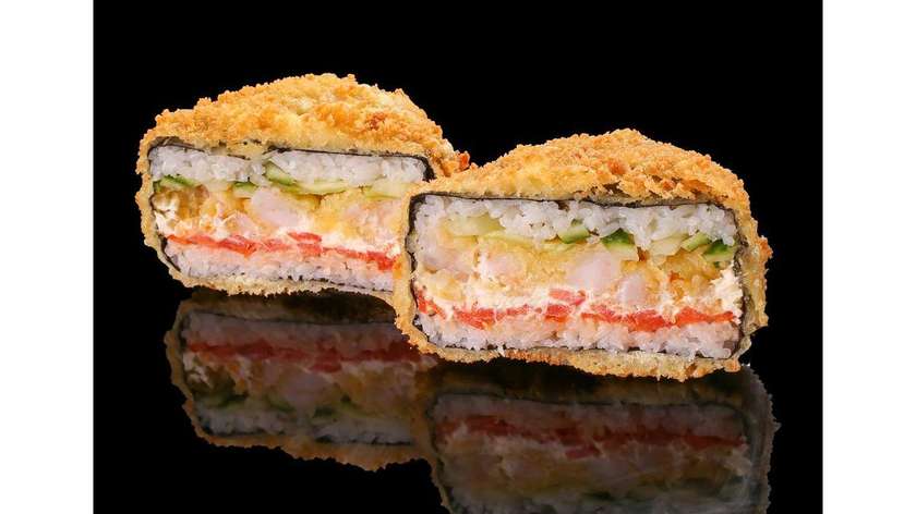 Shrimp Burger Sushi