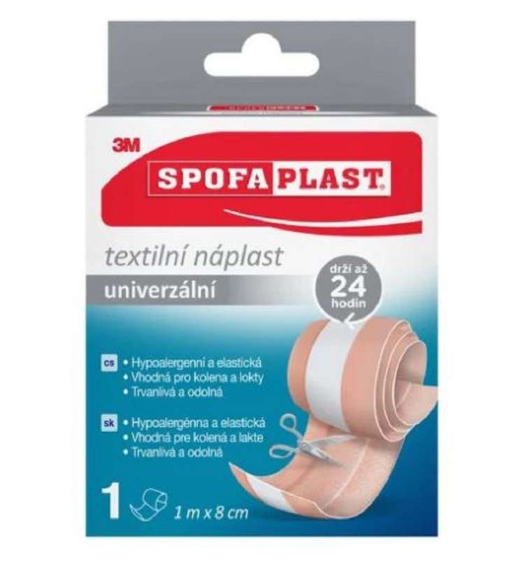 3M Spofaplast 164 Textile Elastic Bandage 1m x 8cm