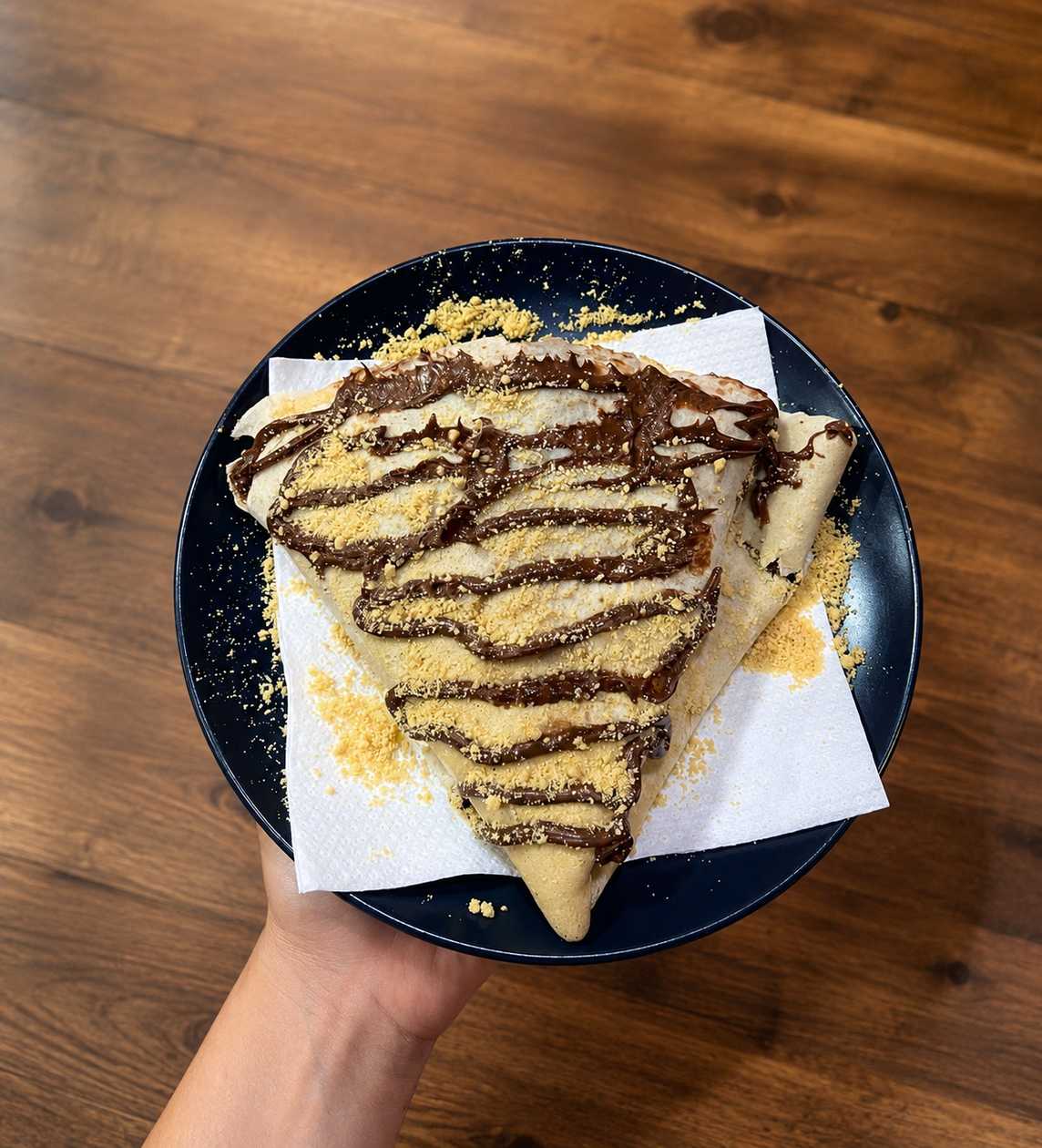 Nutella & Digestive Biscuits ( Crepe )๐