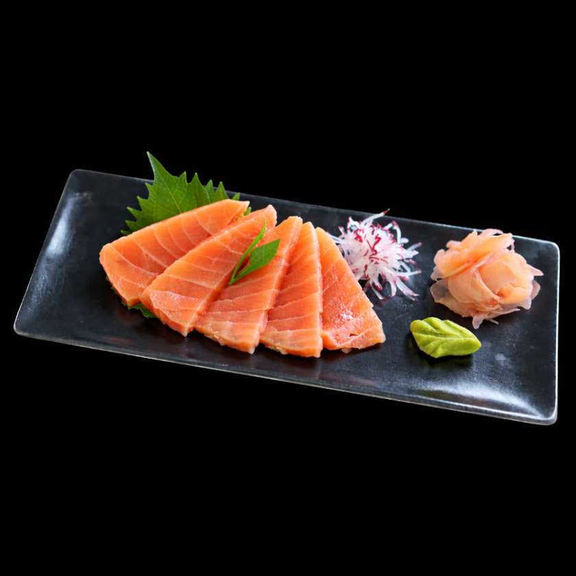 Salmon sashimi
