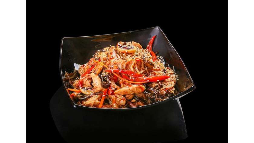 Funchoza Noodles With Chicken