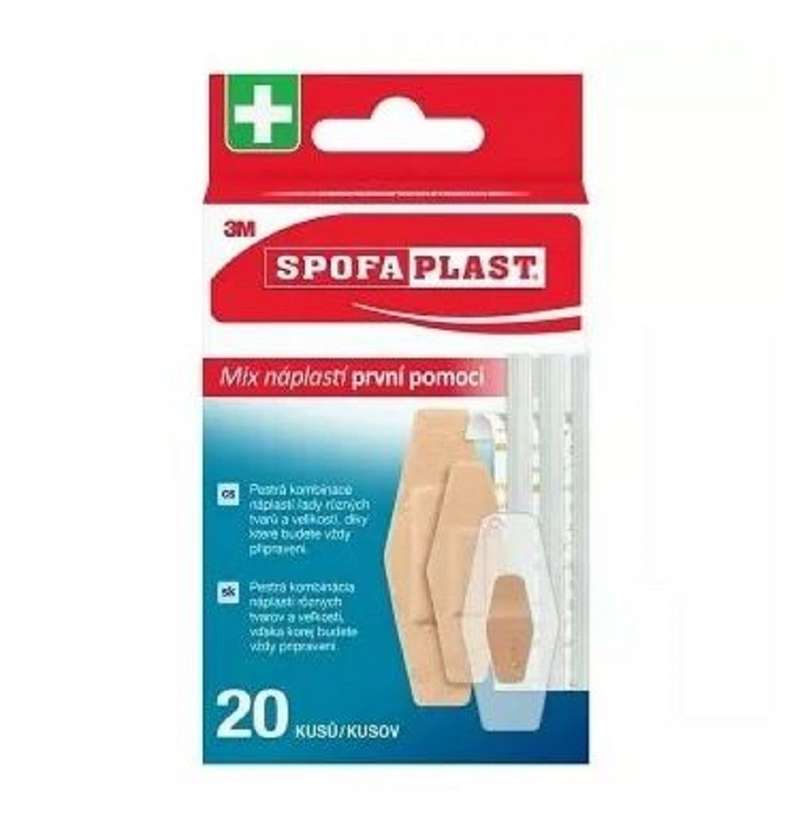 3M Spofaplast 607 First Aid Plasters Mix 20pcs
