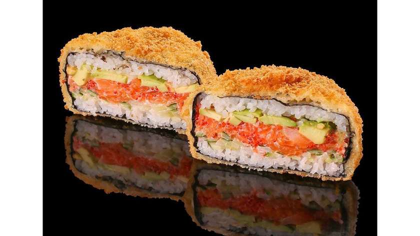 Salmon Burger Sushi