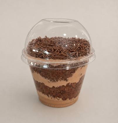 Bolo no Pote de Chocolate