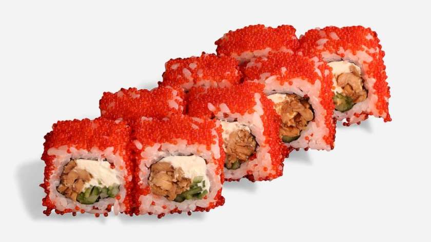 Tobiko Teriyaki Roll