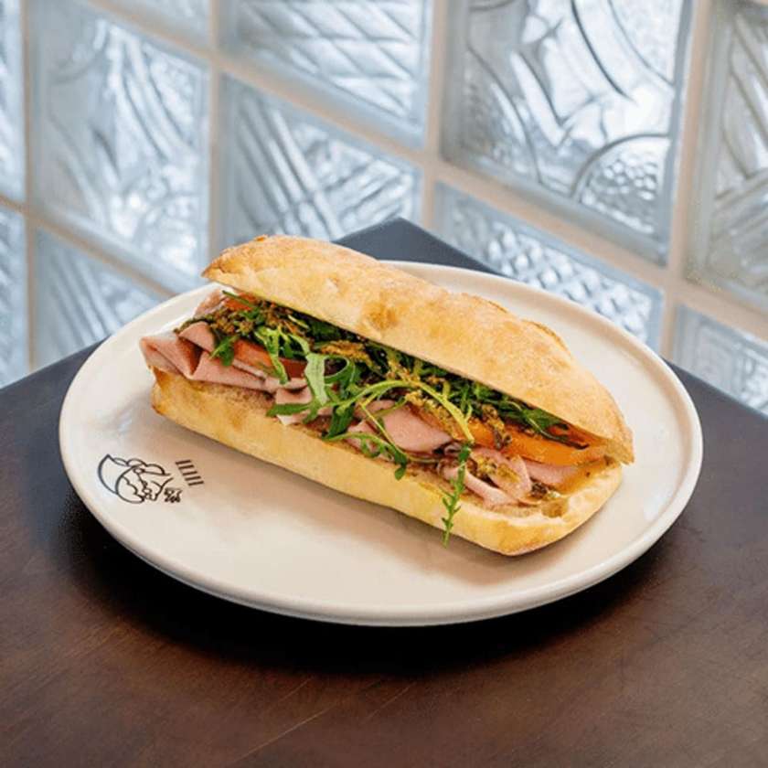 Mortadella Sandwich
