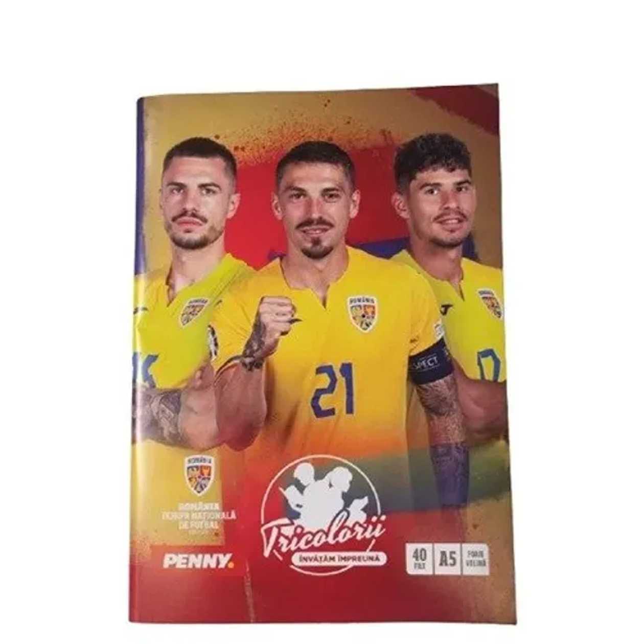 Caiet A5 40 file, Velin, tricolorii