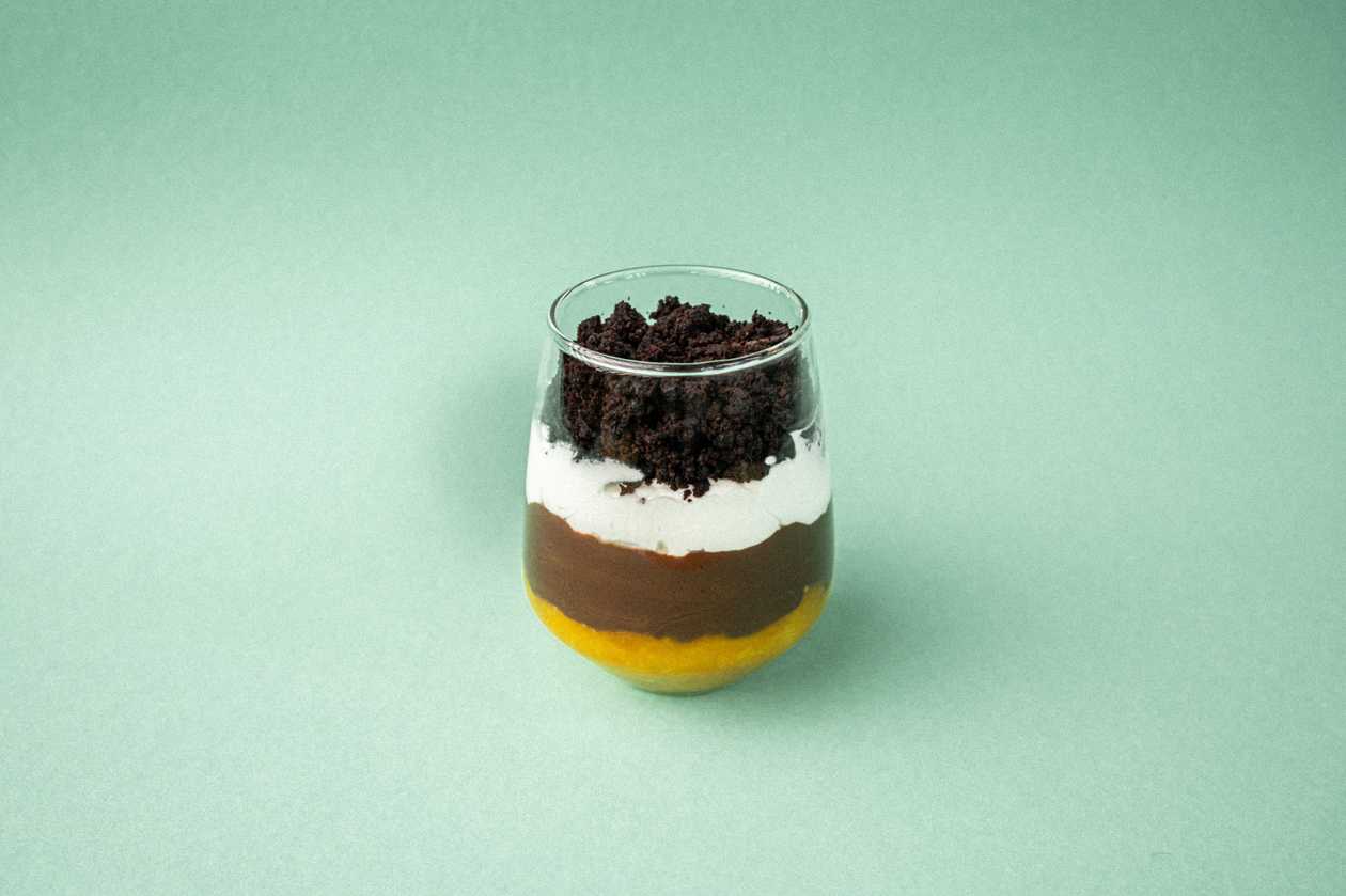 Upside down chococake