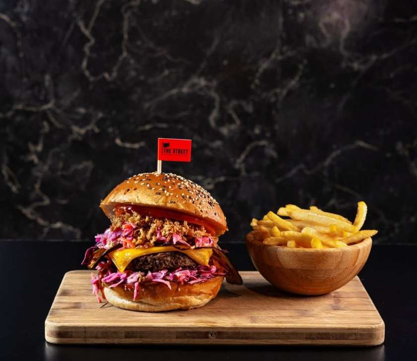 Vegetarian Barbecue burger