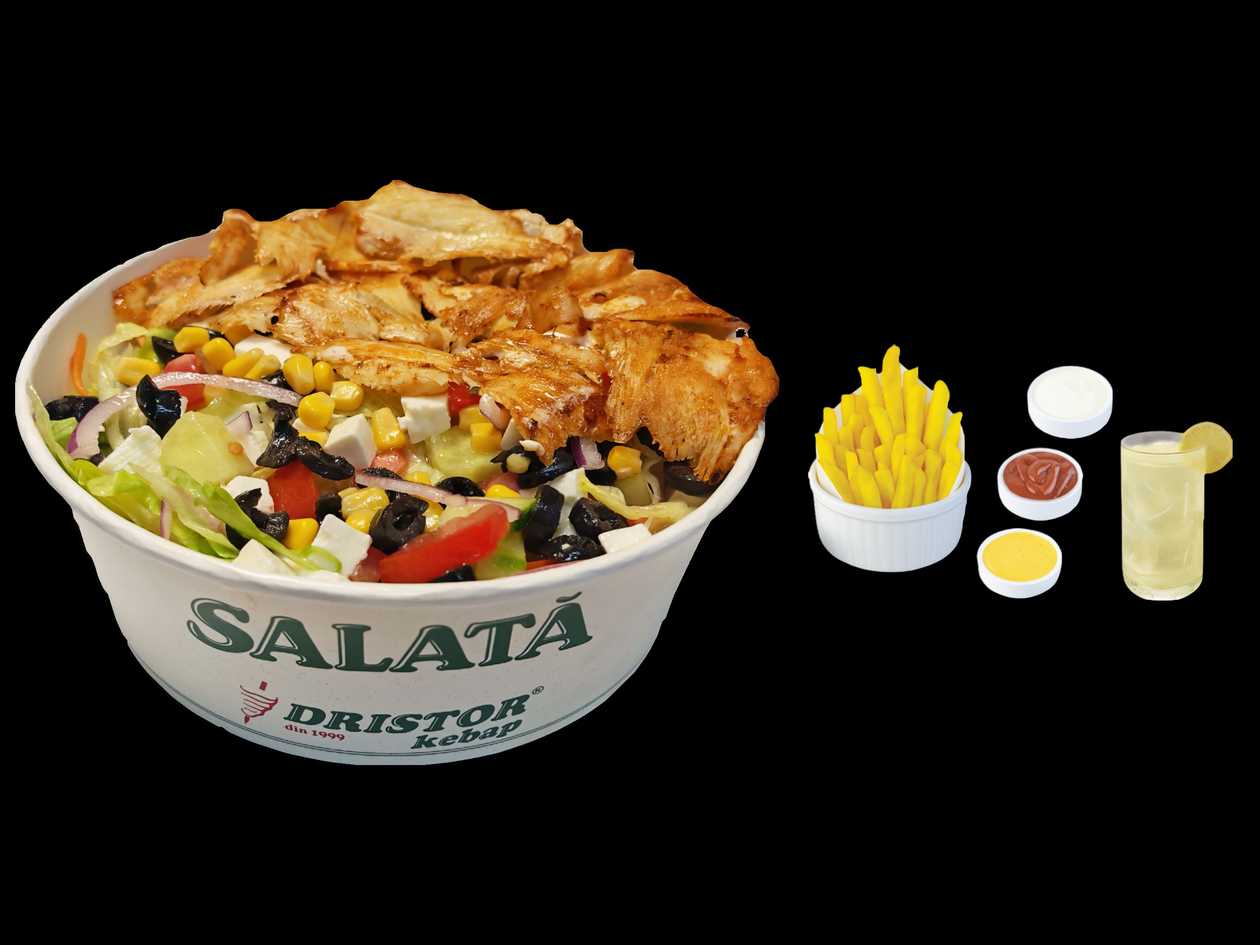 Meniu salata cu pui