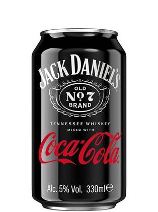 Jack Daniel's & Cola, 5%, 0.33L