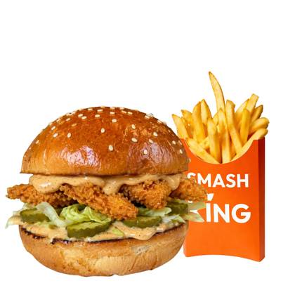 Combo Chicken burger