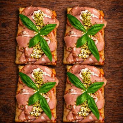 Pizza mortadella (4felii)