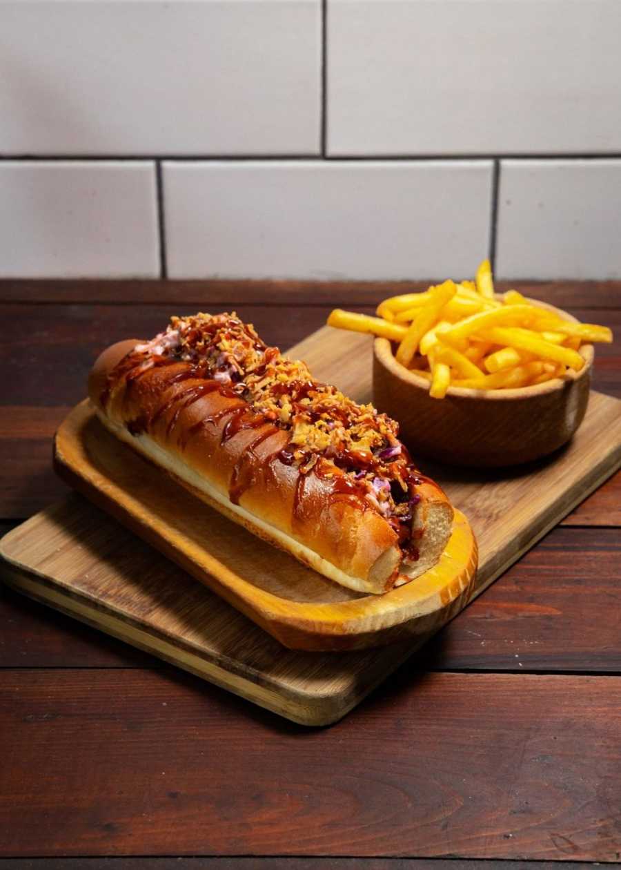 Barbecue hot dog