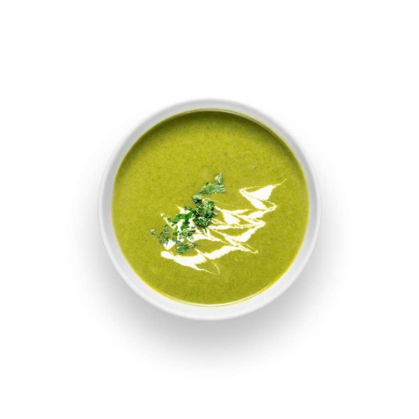 Creamy spinach soup