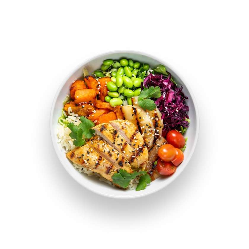 Hawaiian Bowl with grilled chicken