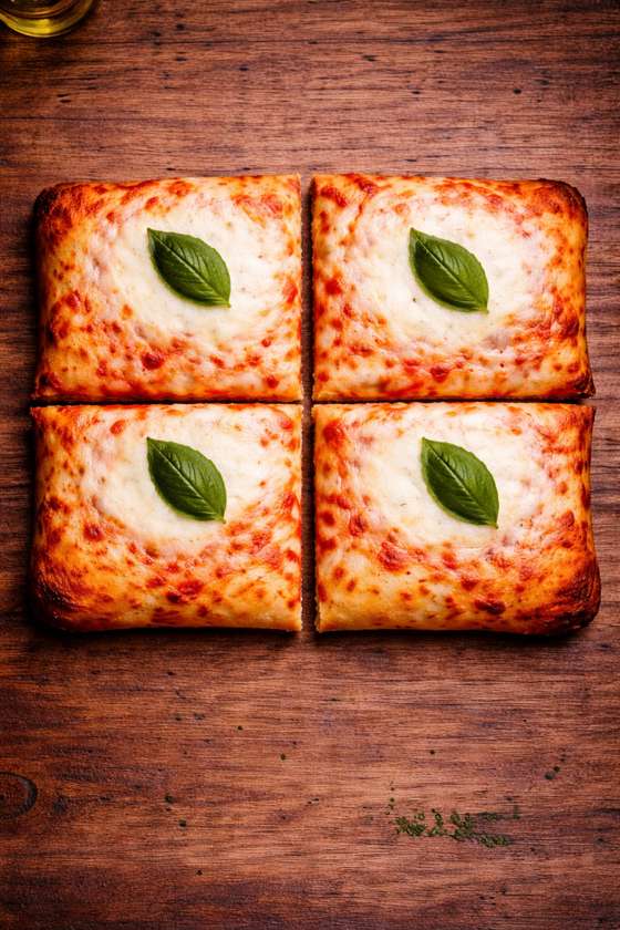 Pizza margherita (4 felii)