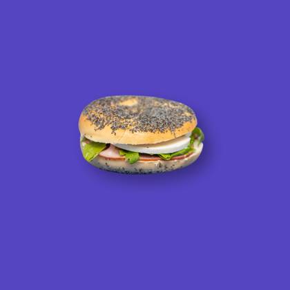 Bagel baked pork