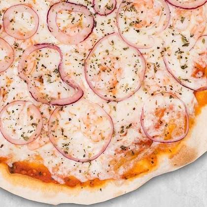 Pizza Media Gamberetti