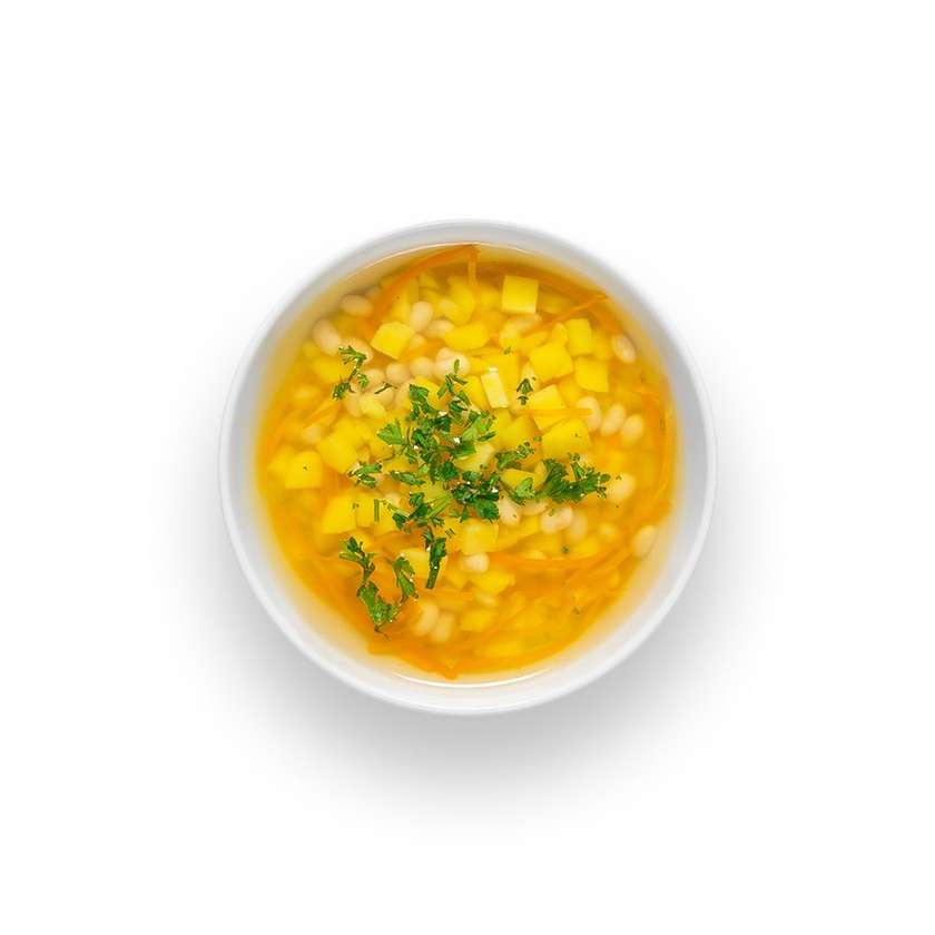 Aromatic bean soup