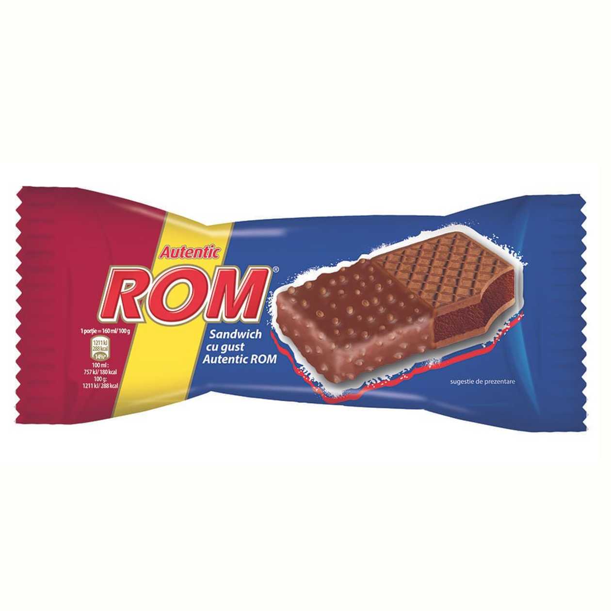 Inghetata sandwich cu gust autentic de rom Napoca, 140 ml