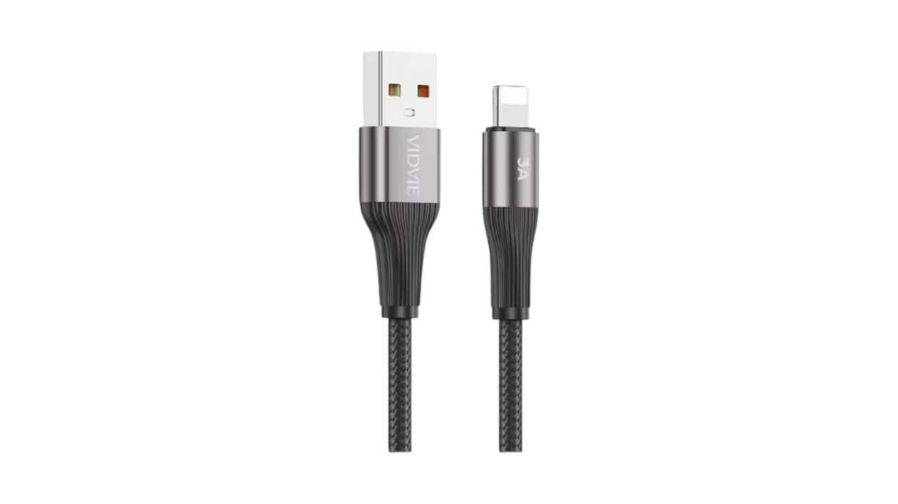 Vidvie CB4038i, USB - Lightning, Black, 6972169858706