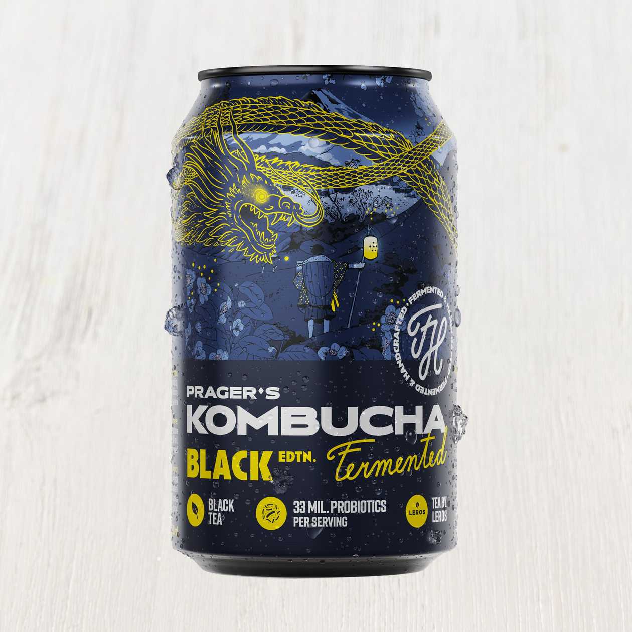 PRAGER'S Kombucha Black 330 ml
