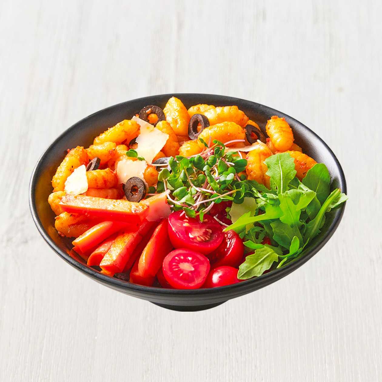 Tomatový bowl noky bez masa