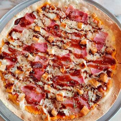 Pizza Media BBQ