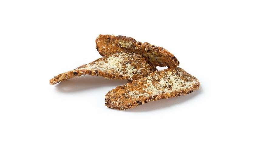 Seed Crisps with Hard Cheese