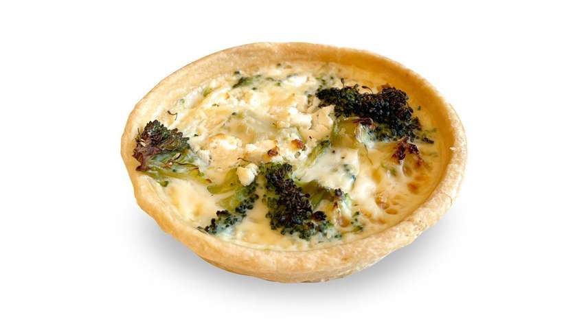 Quiche with Broccoli and Goat Cheese