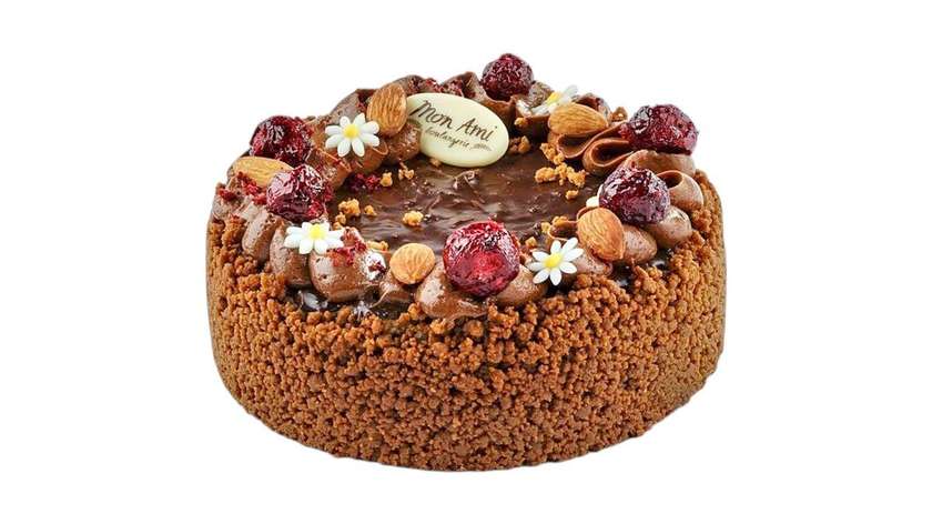 Cherry and Cottage Cheesecake with Chocolate