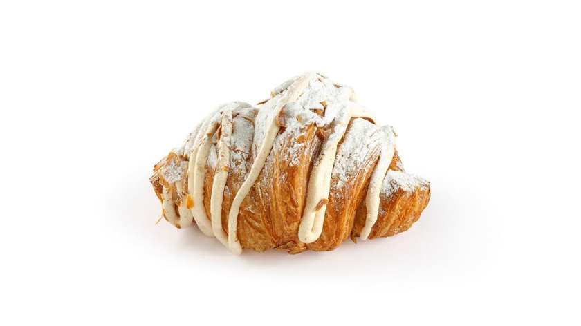 Croissant with Vanilla Cream and Blueberries
