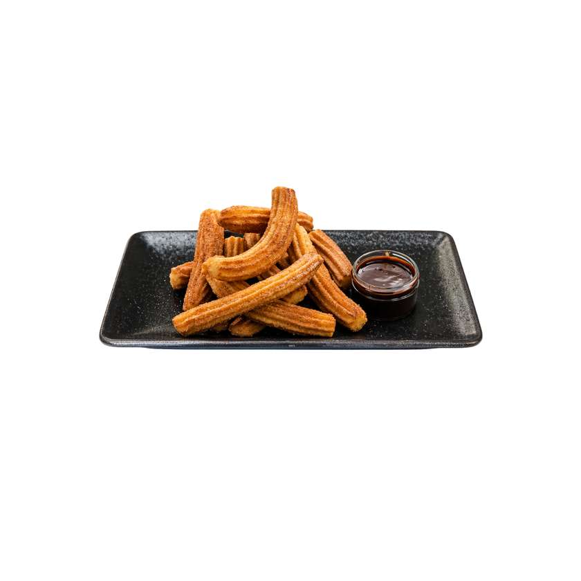 Churros with chocolate sauce