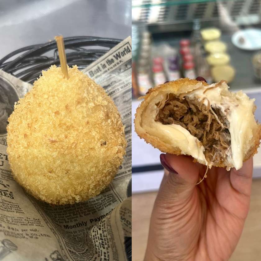Coxinha de Costela com queijo tipo Catupiry