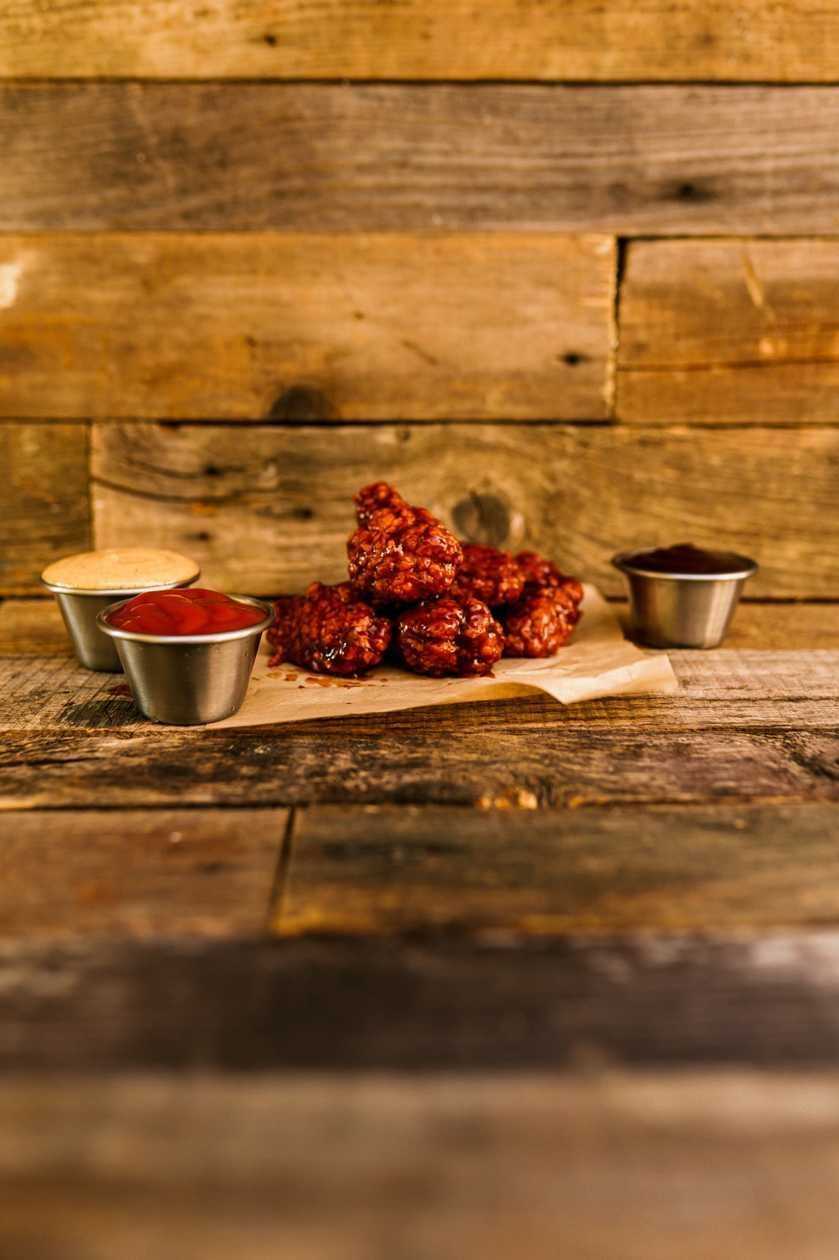 Crispy BBQ chicken wings