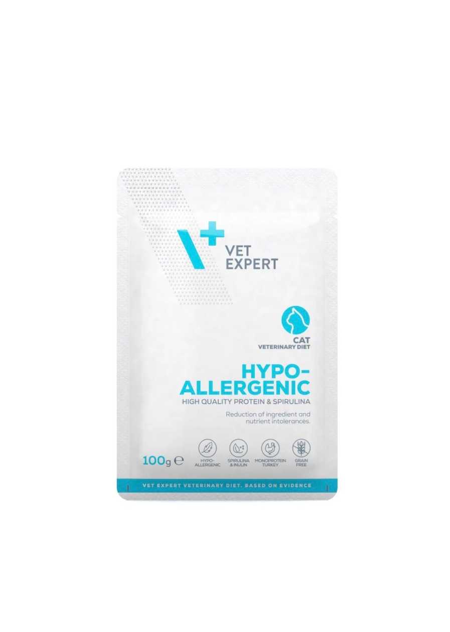 4T Hypoallergenic Wet Diet Cat Food, Turkey Meat, 100 g
