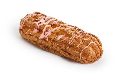 Eclair with Raspberry Cream