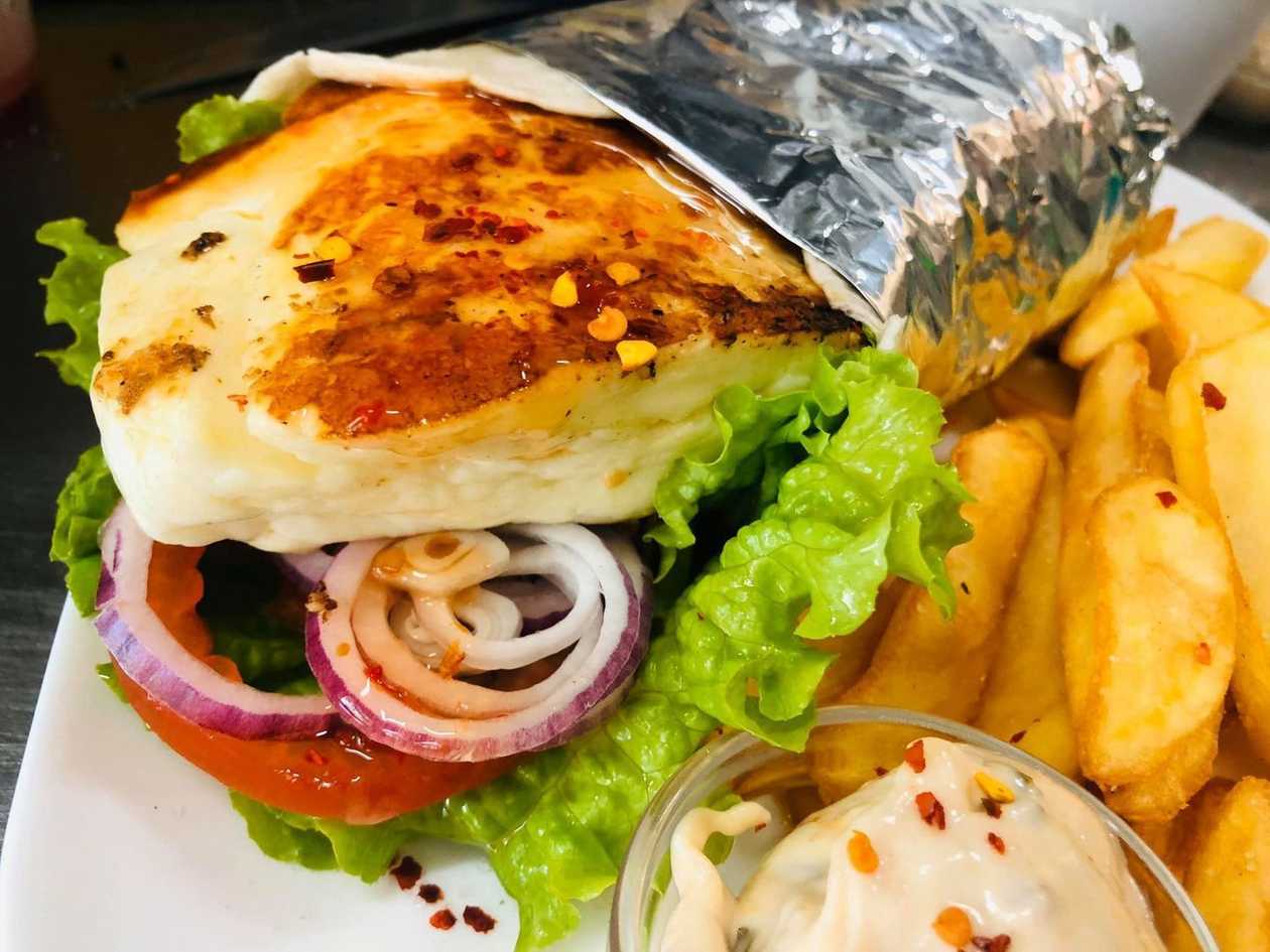 Halloumi Wrap