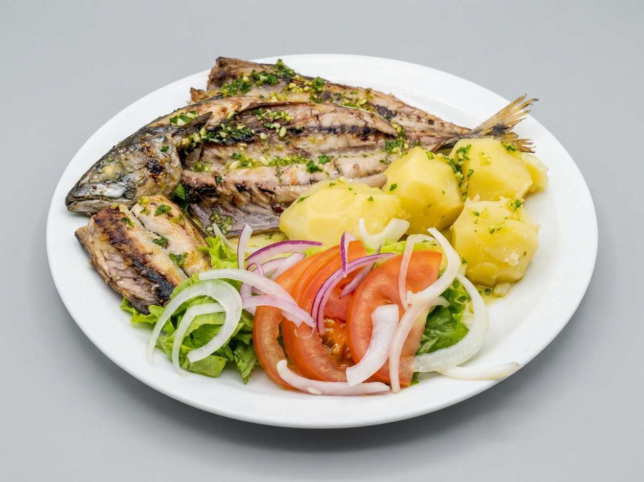 1/2 Dose Mista de Peixe Grelhado