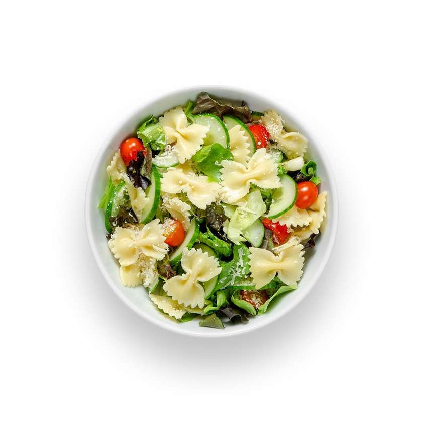 Salad with Farfalle pasta