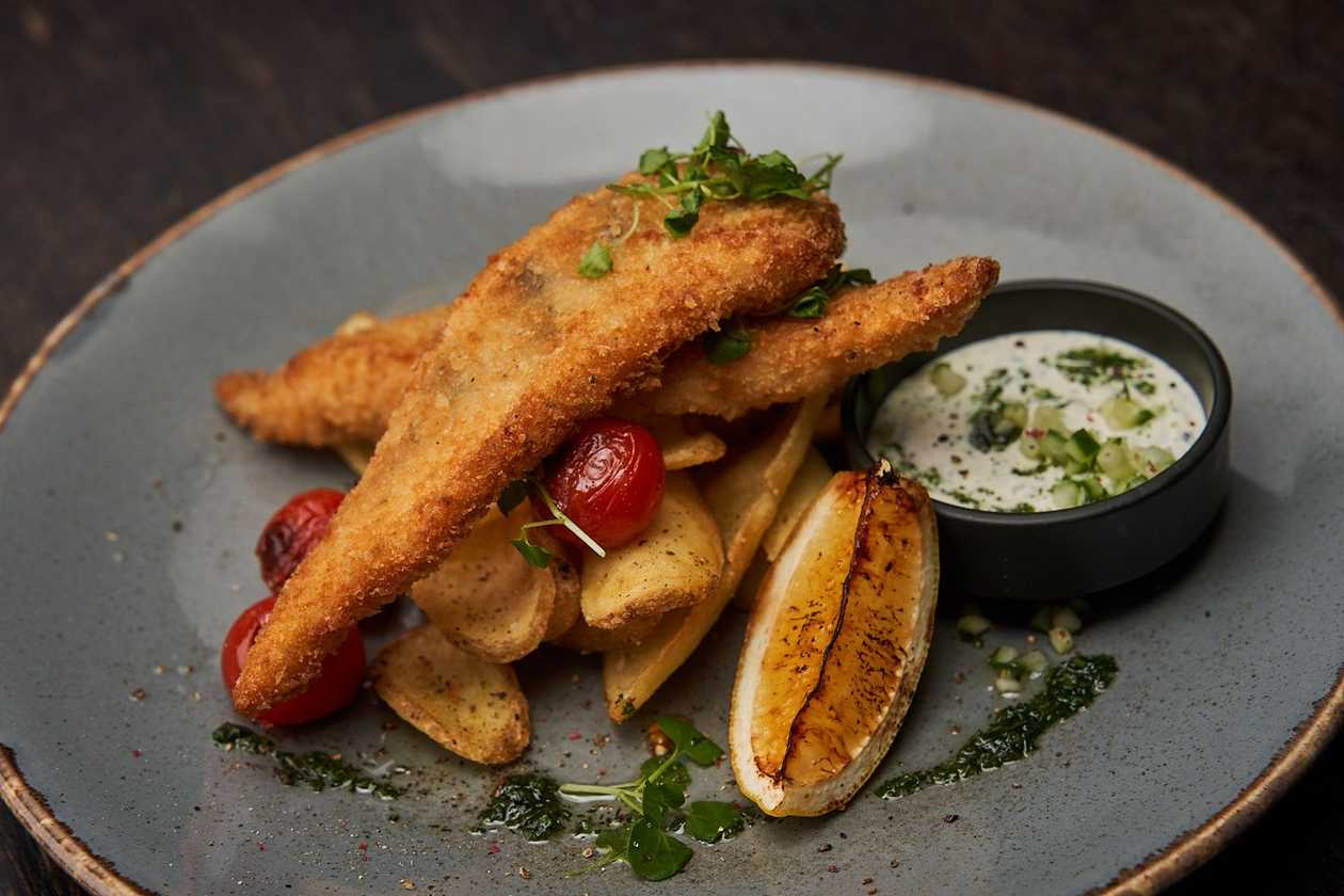 Fish and Chips (of zander)