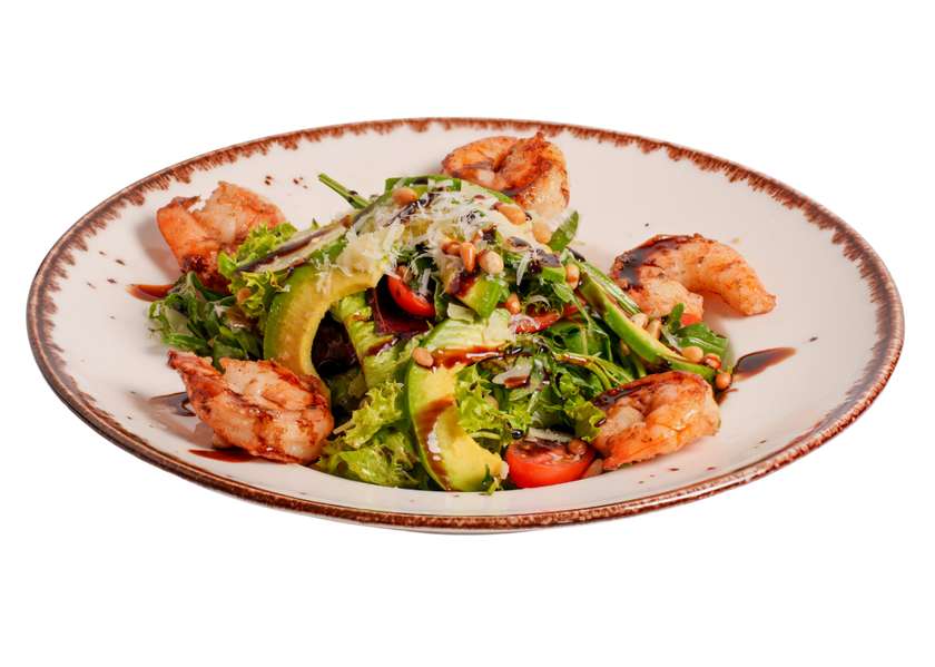 Scampi Rocket Salad
