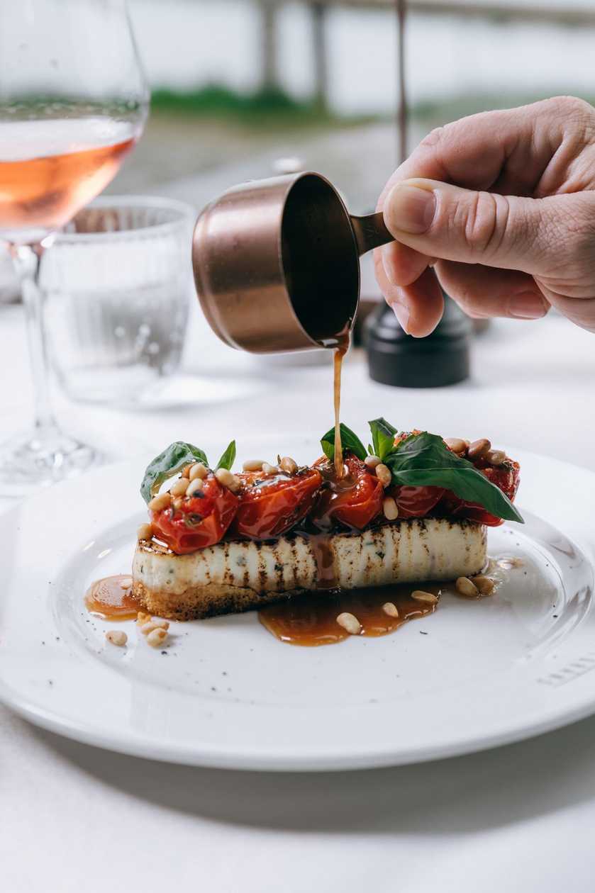 Tomato cheesecake