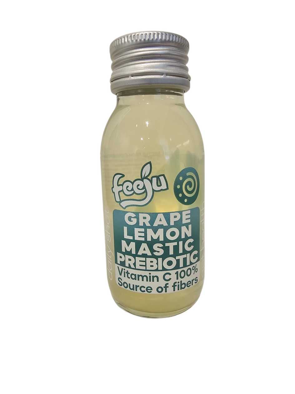 Shot grape lemon mastic prebiotic