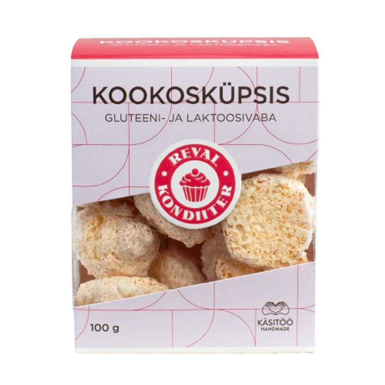 Reval Kondiiter, kookoseküpsis, 100g (aegub peagi)