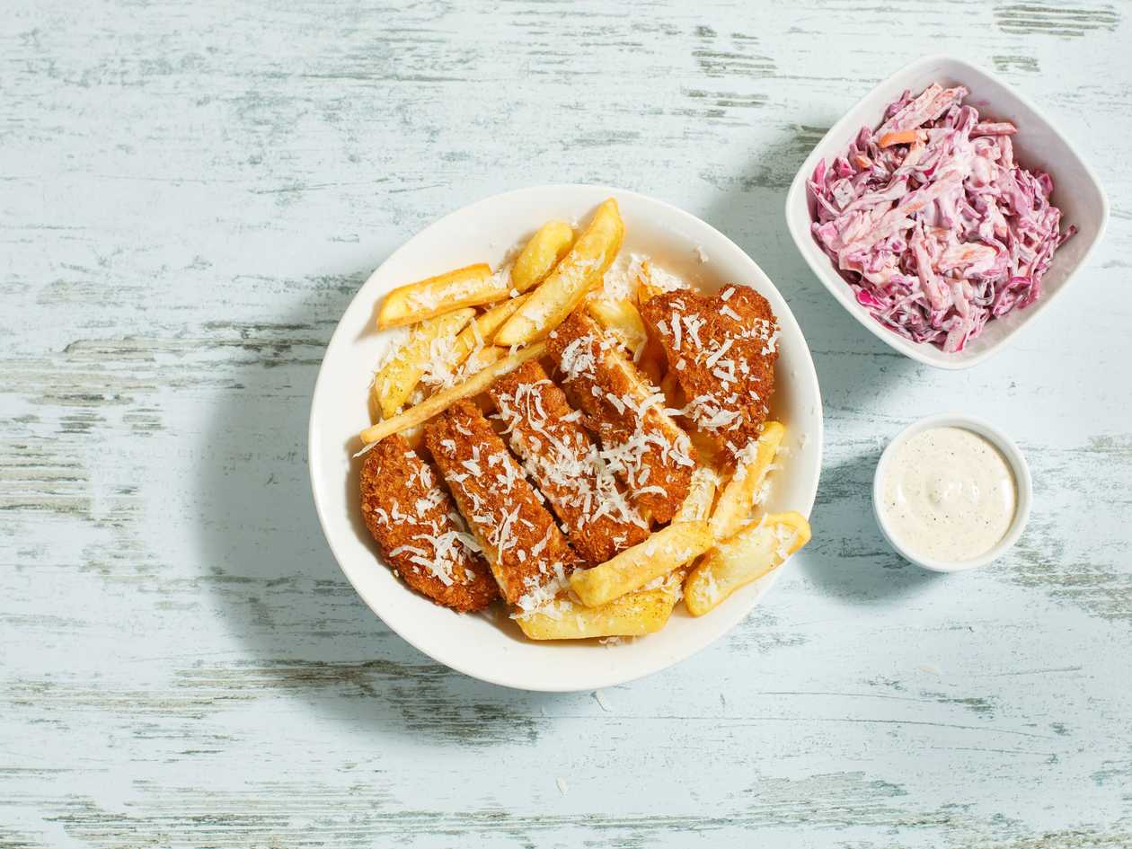 Crispy Κοτόπουλο Fries Bowl