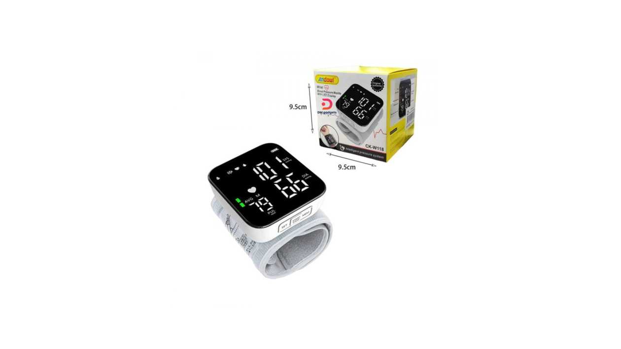 #800A3#Andowl®CK-W118 Blood Pressure Monitor with LED Display