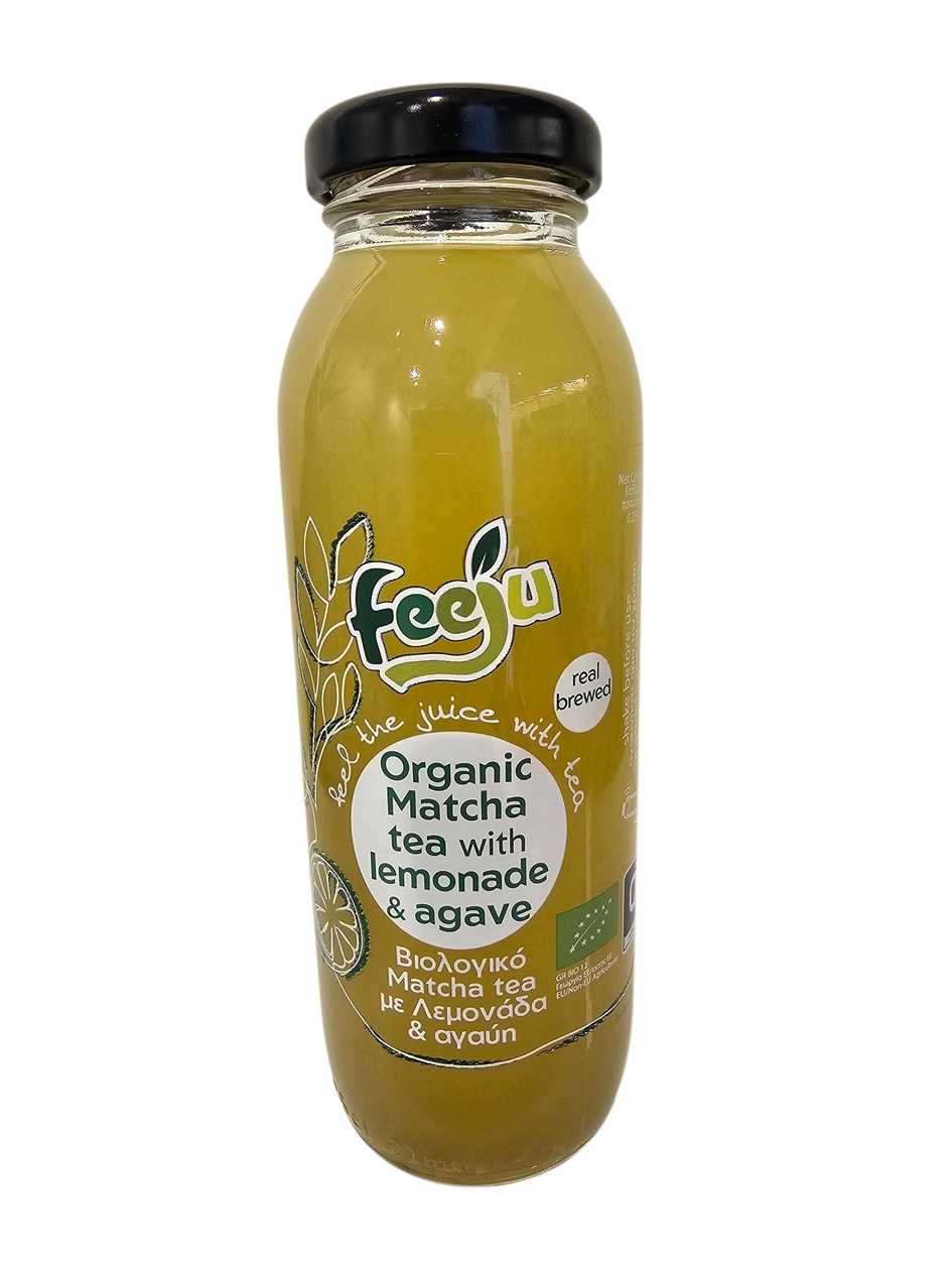 Organic Matcha tea with lemonade & agave