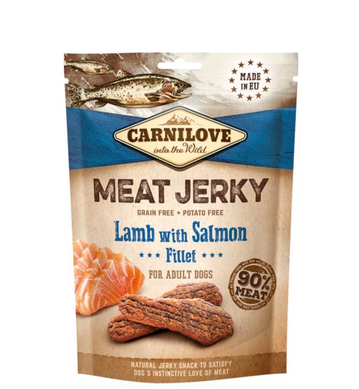 Carnilove Jerky Lamb with Salmon Fillet 100 g
